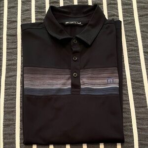 Travis Mathew Men's Black Polo Shirt